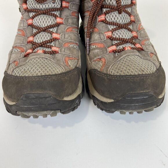 MERRELL Moab 3 Mid Waterproof Hiking Boot Womens Sz 8.5 - Picture 6 of 10